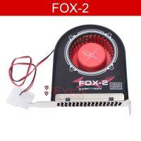 เริ่มต้น2Pin DC12V เครื่องเป่า FOX-2สำหรับแชสซีคอมพิวเตอร์พัดลมทำความเย็น PCI Slot Bit พัดลมทำความเย็นอายุการใช้งานยาวนานการออกแบบ Bea อากาศสูง