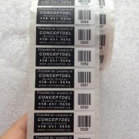 1000pcs 45x15mm Custom Self Adhesive Waterproof Labels Barcode Serial Number Stickers Pp Strong Adhesive Seal Tags Stickers Labels