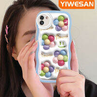 YIWESAN เคส M02s A02s A03s ปลอกสำหรับ Samsung A03แกนป้องกันเลนส์กล้องลายการ์ตูนดอกไม้สีสันสดใสสุดสร้างสรรค์เคสนิ่มโปร่งใสกล่องกันกระแทกซิลิโคน