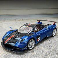 โมเดล1:18มีไฟและเสียงประกอบรถ Diecast ของเล่นสำหรับเด็กผู้ชายโมเดลรถโลหะผสมไฟและชุดของเล่นรถและที่จอดรถของขวัญวันเกิด