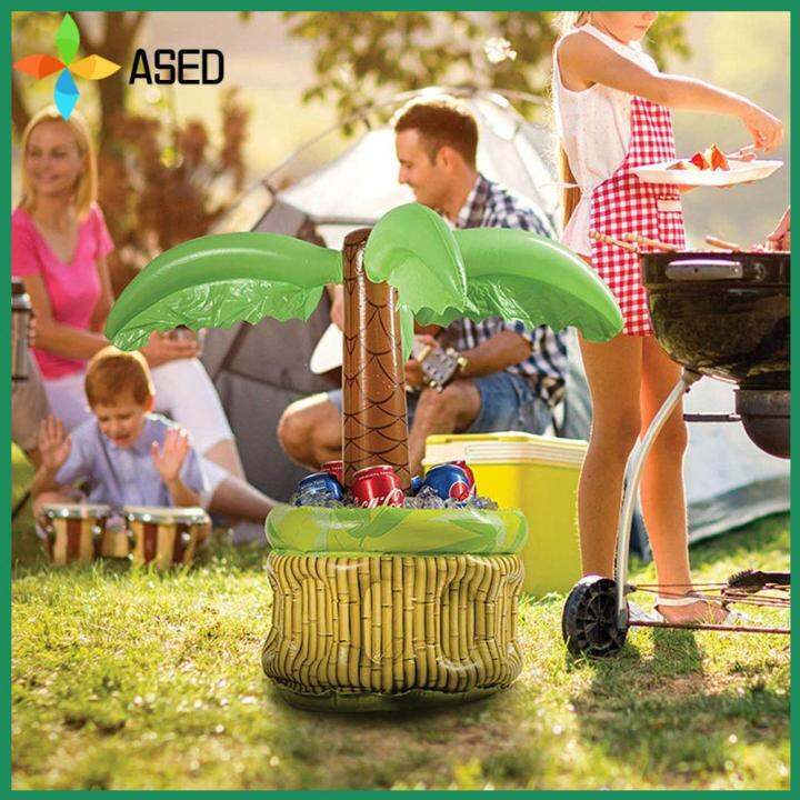 ASED Outdoor Fun Drink Container Palm Tree Pool Party Drinks Ice Bucket