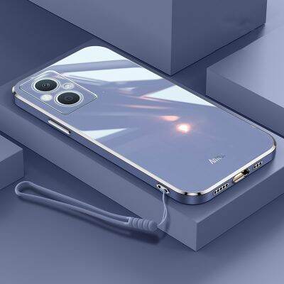 Xiaomi Poco M5 M5s Glossy ไฟฟ้าชุบกรณีสายคล้องตรงขอบปลอกฝาครอบสไตล์