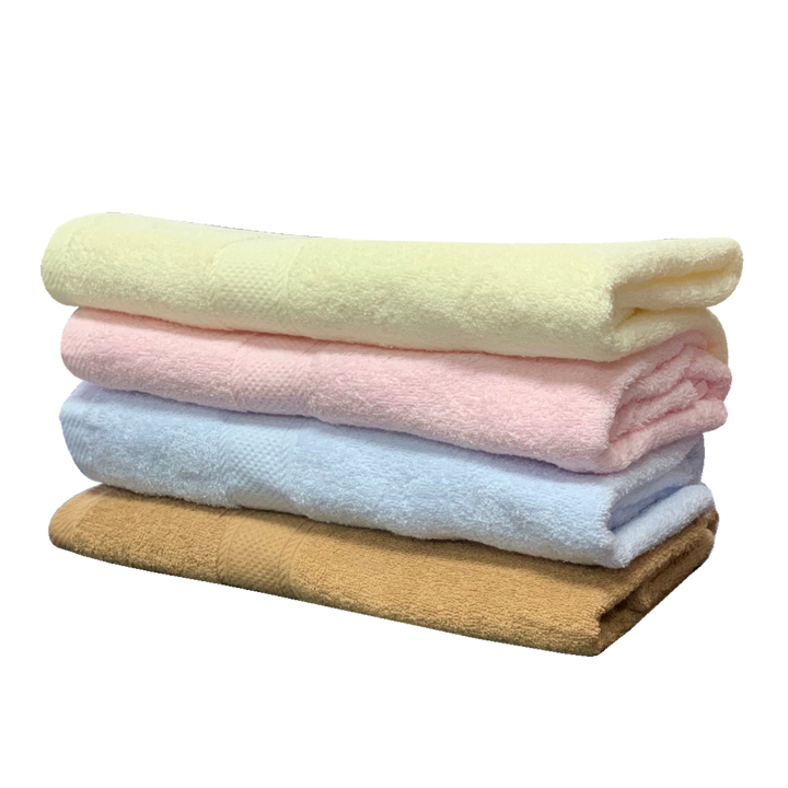 rada-ผ้าขนหนู-ผ้าเช็ดตัว-ผ้ารับไหว้-ขนาด-24x48-นิ้ว-จำนวน-1-ผืน-ผ้าขนหนูราคาถูก-ผ้าขนหนูคุณภาพดี-ผ้าขนหนูพร้อมส่งทันทีทุกวัน-สีชมพู-ฟ้า-ครีม-น้ำตาล