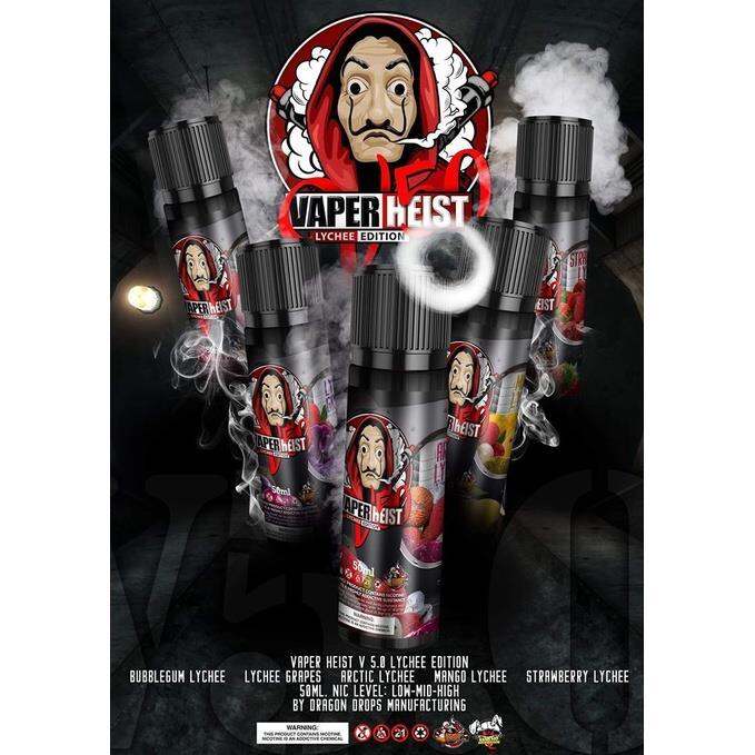 50ml Vaper Heist Lychee Low Strength High VG Range Lazada PH