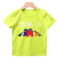 ใหม่เสื้อยืดลําลองสําหรับเด็กแขนสั้นพิมพ์ลายการ์ตูน Amon* Group