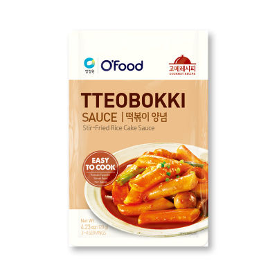 สินค้ามาใหม่! โอฟู้ด ซอสต๊อกบ๊กกี 120 กรัม O-FOOD Tteobokki Sauce 120g ล็อตใหม่มาล่าสุด สินค้าสด มีเก็บเงินปลายทาง