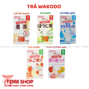Trà WAKODO hàng Nhật chính hãng đủ vị cho bé Torii Trà lúa mạch trà hoa