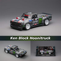 SW ในสต็อก 1:64 Ken Block Hoonitruck F150 Tianmen Mountain Drift Diecast Diorama Car Model Collection Miniature Carros ของเล่น-huangjianping