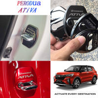 Hot New 4Pcs/Set  Perodua Ativa Car Door Lock Cover High Quality Stainless Steel  / Ativa Accessories 2021【Ready Stock】