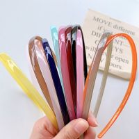 【YF】 Korean Hair Band Women Colorful Candy Colors Plastic Bezel Girls Hoop Thin Edge Headband Accessories 2021 New Hairband