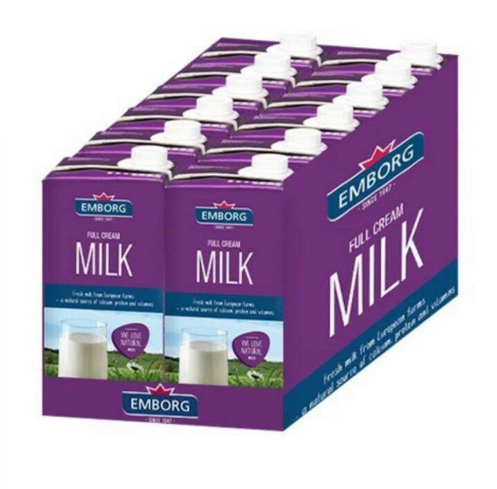 UHT Full Cream Milk 1L x 12 pack Lazada PH