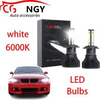 New หลอดไฟหน้า 6000K สีขาว สําหรับ 3 E90 2004-2013 1