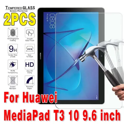 2 Pcs Tempered Glass For Huawei Media Pad T3 10 Screen Protector Tablet 9.6 quot; Tempered Glass Tablet Screen Protectors Film