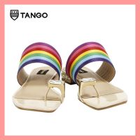 TANGO รองเท้าแฟชั่นสตรีรุ่น CANDY ส้น 1 นิ้ว รองเท้าสีรุ้ง