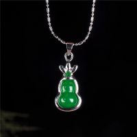 【CW】 Gourd Pendant 925 Necklace Chinese Jewelry Accessories Amulet Fashion for Men Gifts