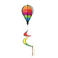 Hot Hot Air Balloon Rotating Wind Strip Windmill Outdoor Hanging Rainbow Color Park Attractions Decoration Pinwheel Ornaments