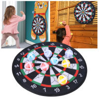 ทนทาน Flannelette น้ำหนักเบาการ์ตูนเด็กดูดถ้วย Dartboard กีฬากลางแจ้งในร่มโยน Stick Ball ของเล่น