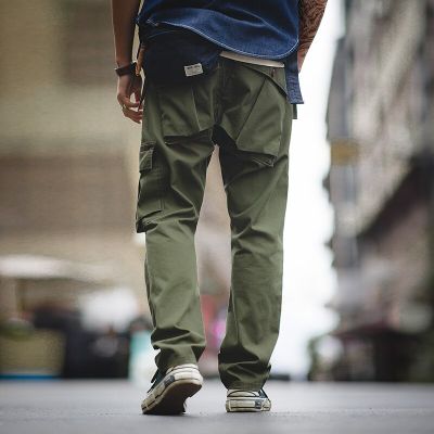 Maden กางเกงคาร์โก้แทคทิคอลสีเขียวทหารกางเกงระบายอากาศหลายกระเป๋า,ชุดเทคนิคกางเกงใส่วิ่งคอมมานโดทหาร