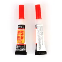 5pcs Super Shoe Repair Glue Glass Cyanoacrylate Stationery 502 Instant Leather