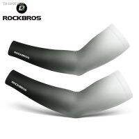 ✗✼ ROCKBROS Cycling Arm Sleeves Anti-UV Sun Protection Summer Quick Dry Breathable For Volleyball Fitness Fishing Run Arm Warmers