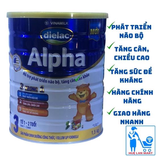 Sữa bột vinamilk dielac alpha phát triển não bộ tăng cân, chiều cao - ảnh sản phẩm 1