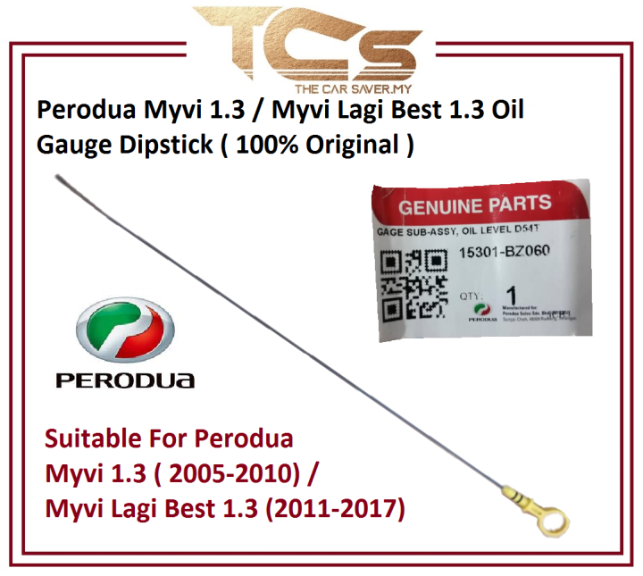 Perodua Myvi 1.3 / Myvi Lagi Best 1.3 Oil Gauge Dipstick ( 100