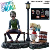 Figure ฟิกเกอร์ จากหนังเรื่อง Suicide Squad ทีมพลีชีพ มหาวายร้าย Joker โจ๊กเกอร์ + Baby Harley Quinn เบบี้ ฮาร์ลีย์ ควินน์ Ver Anime ของสะสมหายาก อนิเมะ การ์ตูน มังงะ คอลเลกชัน ของขวัญ Gift จากการ์ตูนดังญี่ปุ่น New Collection Doll ตุ๊กตา manga Model โมเดล