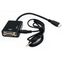 ??HOT!!ลดราคา?? สายแปลงสัญญาณ mini HDMI To VGA พร้อม Audio Output มีเสียงด้วย ##ที่ชาร์จ แท็บเล็ต ไร้สาย เสียง หูฟัง เคส Airpodss ลำโพง Wireless Bluetooth โทรศัพท์ USB ปลั๊ก เมาท์ HDMI สายคอมพิวเตอร์