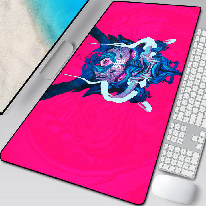 master-of-the-devil-japan-mouse-pad-สีดำและสีขาว-gaming-keyboard-แผ่นยาง-pad-บนโต๊ะโต๊ะ-anime-แผ่นรองเม้าส์-pc-rug