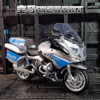 1:12 BMW R1250RT-P ล้อแม็กแข่งรถตำรวจรถจักรยานยนต์รุ่นจำลอง D Iecast โลหะรถจักรยานยนต์รุ่นเก็บเด็กของเล่น Gift888