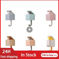 1 PCS Creative Cat Hook Cute Seamless Dormitory Bedroom Door Hangers Hooks Key Umbrella Towel Cap Coat Rack Wall Decoration Home