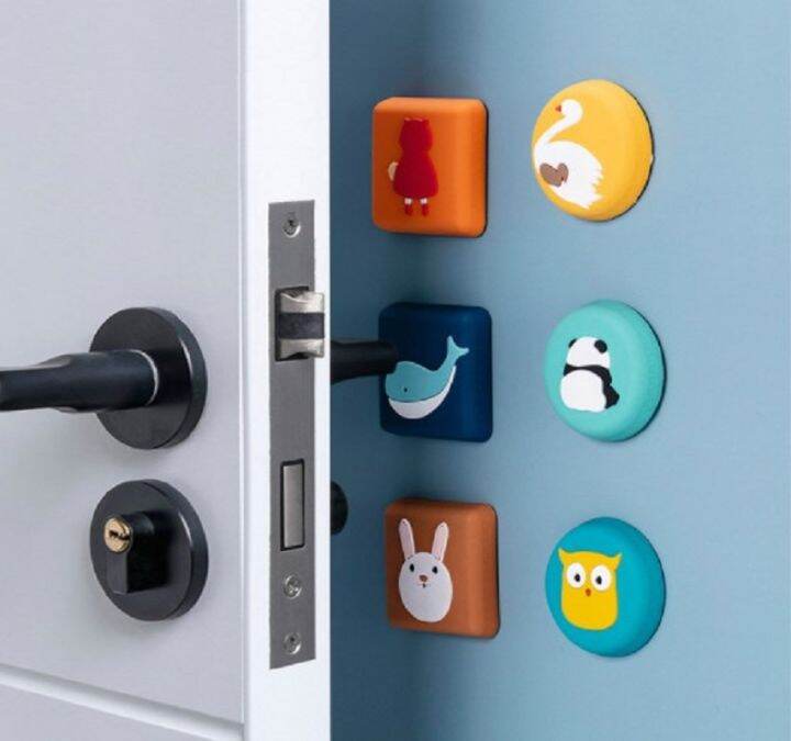 Heavy Duty Door Stops Soft And Quiet Door Stoppers Safety Shock Absorber Door Stops Door Handle