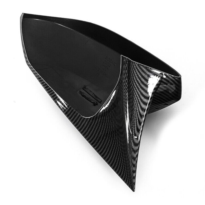 carbon-fiber-color-ox-horn-rearview-mirror-cover-cap-trim-parts-accessories-for-toyota-corolla-2019-2023