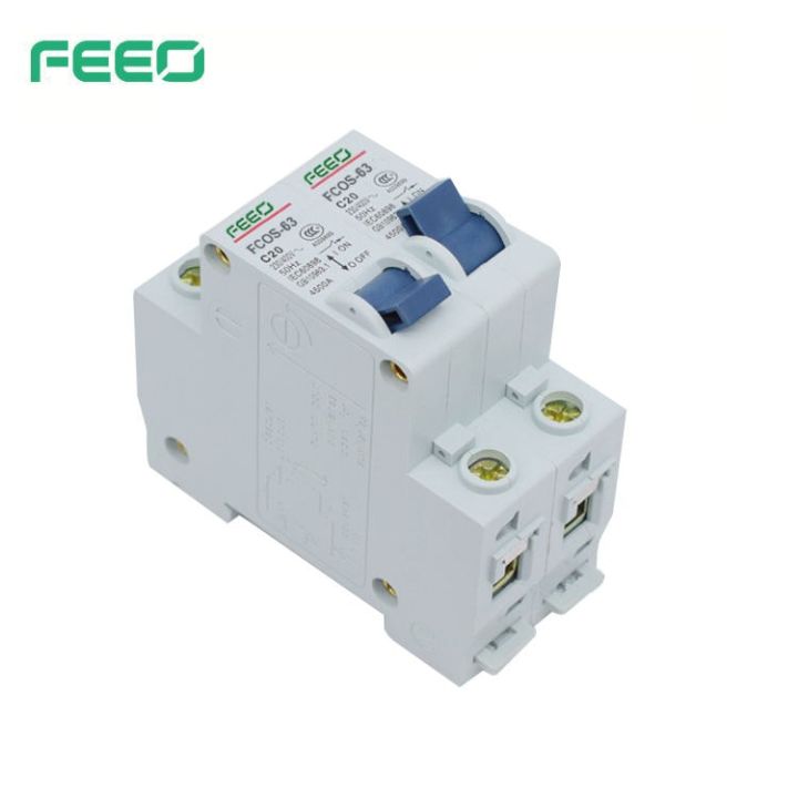 Feeo 1p1p 63a Ac230v/400V Dual Power ด้วยตนเองสวิทช์โอน Mts Interlock Breaker