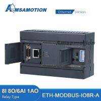 ETH-Modbus-IO8R-A TCP RTU 8 Way Relay Ethernet Module 8I-8O 6AI-2AO Analog Input Output RS485 Communication Board Digital