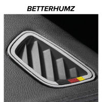 Betterhumz Alcantara สำหรับ BMW G38 5GT 6GT Series 630l 2017-2022เครื่องปรับอากาศ Vent O Utlet กรอบครอบตัดแดชบอร์ดสติ๊กเกอร์