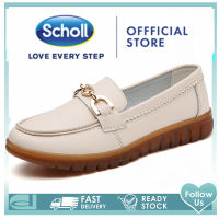 Scholl รองเท้าแตะผู้หญิง Scholl หนังรองเท้าผู้หญิง Scholl รองเท้าผู้หญิง Scholl ผู้หญิงรองเท้าแตะรองเท้าลำลองผู้หญิงโบฮีเมียนโรมันรองเท้าแตะ รองเท้าฤดูร้อนรองเท้าแตะผู้หญิงรองเท้าแบน 41