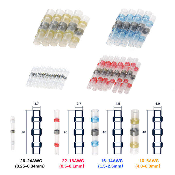 10-20-50pcs-ท่อหดความร้อนขั้วต่อกันน้ำบัดกรีซีลทองแดงดีบุกสายไฟ-splice-terminal-26-24-awg-iewo9238