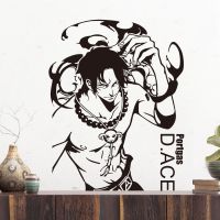 One Piece Ace Wall StickersAnime Decor Decals for Home Room.Cartoon Wallpaper MuralApply Pc Case Laptop Suitcase Furniture