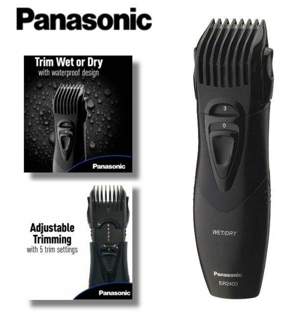 Panasonic ER2403 beard trimmer Clipper Shaver Waterproof Grooming black
