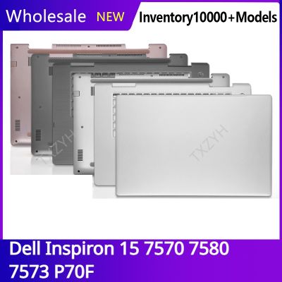 New Original For Dell Inspiron15 7570 7580 7573 P70F Laptop LCD back cover Front Bezel Hinges Palmrest Bottom Case A B C D Shell