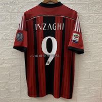 【Retro Football Jersey】●14-15AC Milan Home Jersey Fan Version Short Sleeve Maldini Shepchenko Inzaghi Football