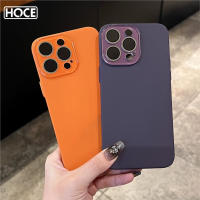 HOCE เคส PC แข็งผิวสัมผัสกับเลนส์กล้องคริสตัลเคสสำหรับไอโฟน11 12 13 14 Pro Max 14 Plus