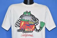 vtg 80s FAT CAT LOLO BEER B KLIBAN CALIFORNIA CRAZY SHIRTS HAWAII SURF t-shirt L