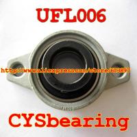 ۞ 30mm shaft caliber zinc alloy rhombus bearing housing UFL006 Spherical bearing (With eccentric sleeve)