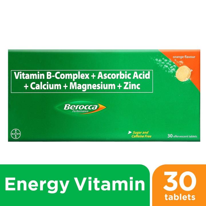 Berocca Energy Vitamins Effervescent 30 Tablets | Lazada PH