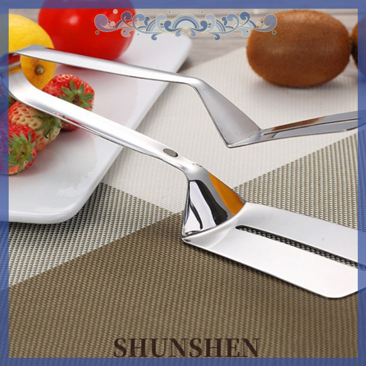 Stainless Steel Steak Clamp Food Bread Meat Clip Tongs BBQ Kitchen