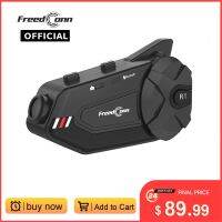 【LZ】■◎✵  Freedconn-R1Plus Auricular Capacete de Motocicleta Estéreo Bluetooth Hands Free Call WiFi APP 1440P Gravação de Vídeo IP67 Impermeável