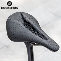 【LZ】✤  ROCKBROS Almofada de Assento de Bicicleta Respirável Oco MTB Selim Leve Macio Antiderrapante Assento de Ciclismo Selim Acessórios de Selim de Bicicleta