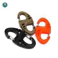 Plastic Lightweight Skeleton S-shaped Buckle 8 Word Buckle Hiking Backpack Fast Hanging Mountaineering Buckle